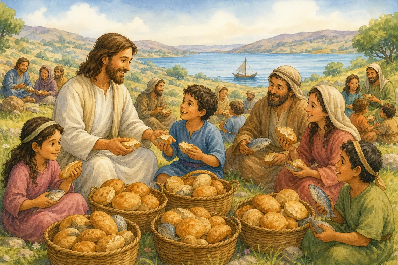 Todos comeram